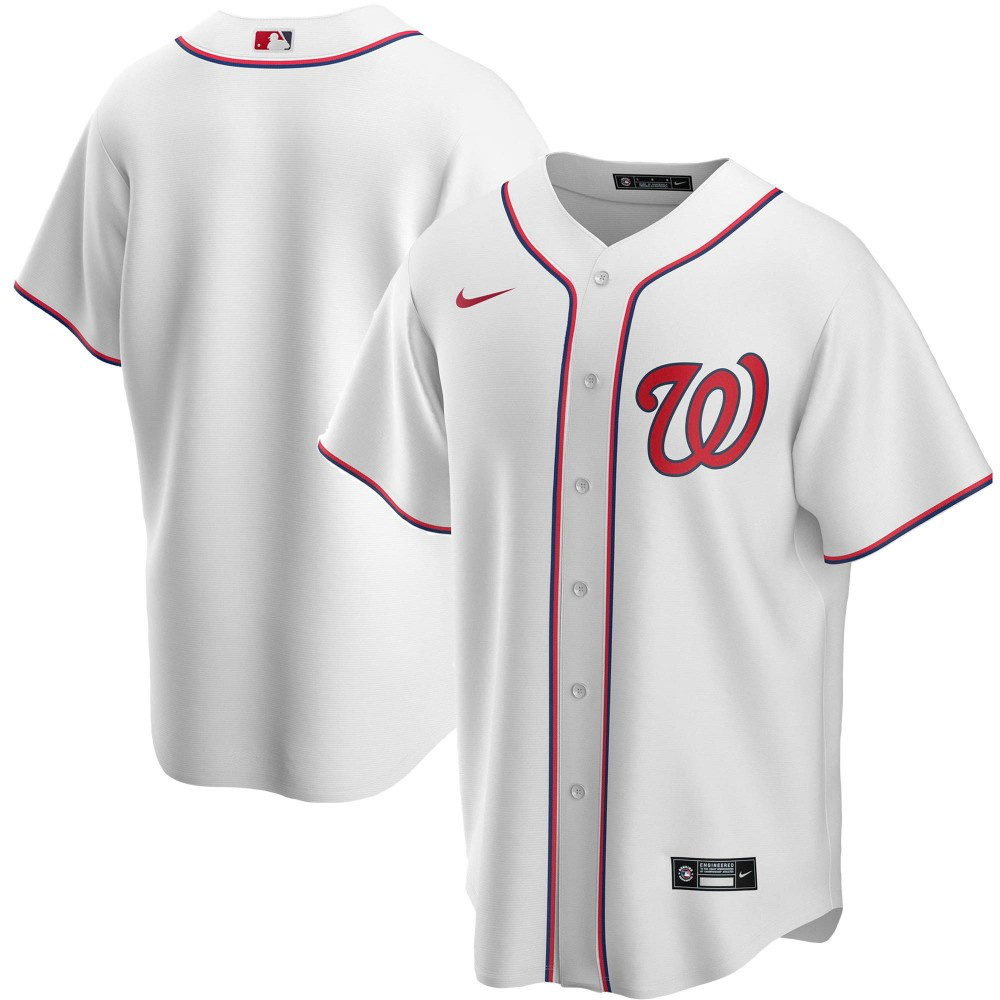 Men's Washington Nationals White Home 2020 Jersey-Pro Kit Vault | Brand New 26/27 Sports Jerseys